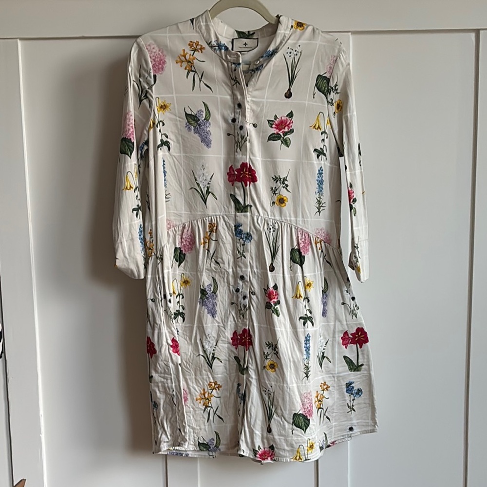 Floral Button-Down Dress